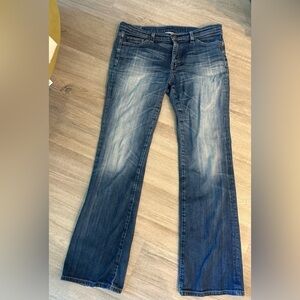 Banana republic, distressed jeans, size 12
